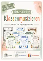 Vorschau - Arbeitsblätter - Materialpaket: Klassenmusizieren (Akkorde für die Liedbegleitung) - Deckblatt