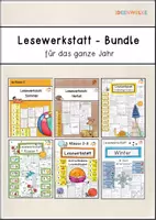 Vorschau - Arbeitsblätter - Lesewerkstatt- Bundle - Deckblatt
