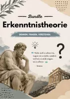 Vorschau - Arbeitsblätter - Erkenntnistheorie Philosophie - Unterrichtsreihe - Deckblatt