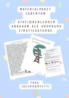 Vorschau - Arbeitsblätter - Materialpaket Judentum - Einstieg, Stationenlernen, Abraham - Deckblatt