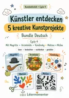 Vorschau - Arbeitsblätter - Materialpaket Künstler entdecken 5 kreative Kunstprojekte - Deckblatt