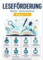 Vorschau - Arbeitsblätter - Leseförderung Klasse 5–6 – abwechslungsreiches Deutsch-Materialpaket - Deckblatt