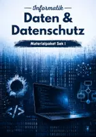 Vorschau - Arbeitsblätter - Daten & Datenschutz – 6 Arbeitsblätter zu Daten, DSGVO, Sicherheit und digitaler Privatsphäre - Deckblatt