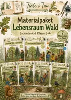 Vorschau - Stundenentwürfe - Wald Klasse 3 -4 Materialpaket - Deckblatt