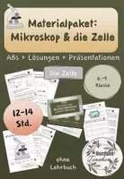 Vorschau - Arbeitsblätter - Materialpaket: Mikroskop & Die Zelle // komplette Einheit - Deckblatt
