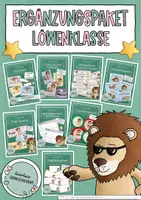 Vorschau - Poster - Ergänzendes Materialpaket für die Löwenklasse – Classroom Management & Klassenorganisation - Deckblatt