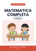 anteprima - Esercizi - 🔢 Matematica classe seconda: il programma con 80 schede - Pagina di copertina