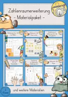 Vorschau - Stundenentwürfe - Zahlenraum 100 Zahlenraumerweiterung Materialpaket - Deckblatt