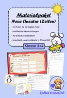 Vorschau - Arbeitsblätter - Schreiben in der neuen Lineatur - 3. und 4. Klasse - Deckblatt
