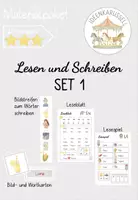 Vorschau - Arbeitsblätter - Lesen und Schreiben - Set 1 - Deckblatt