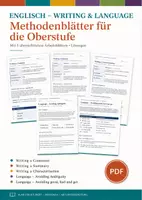 Vorschau - Arbeitsblätter - Englisch 11. Klasse - Comment/Summary/Focus on Language - Deckblatt