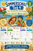 Vorschau - Arbeitsblätter - Sommerschule – Tag 4 | Sommer, Badesee & kreative Aufgaben | Klasse 3 - Deckblatt