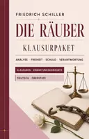 Vorschau - Arbeitsblätter - Friedrich Schiller: Die Räuber – Klausurpaket | 5 Oberstufen-Klausuren mit EWH - Deckblatt