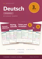 Vorschau - Arbeitsblätter - Deutsch 3 Grundschule - Komplettpaket (alle Lernbereiche) - Deckblatt
