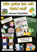 Vorschau - Arbeitsblätter - Wie gehe ich mit Geld um? Materialpaket - Deckblatt