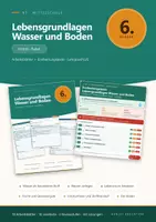 Vorschau - Arbeitsblätter - NT 6 Lebensgrundlagen Wasser und Boden + Erarbeitungstexte - Deckblatt