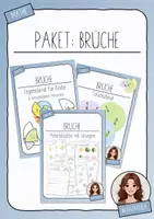 Vorschau - Stundenentwürfe - Materialpaket: Brüche - Deckblatt