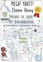 Vorschau - Stundenentwürfe - Sicherheitsbelehrung + Laborführerschein + Gasbrenner | Chemie 8 | sofort einsetzbare Unterrichtsreihe - Deckblatt