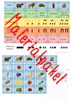 Vorschau - Arbeitsblätter - Rhythmusbausteine: Materialpaket - Deckblatt