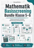 Vorschau - Arbeitsblätter - Mathematik Basisscreening Bundle Klasse 5–6 - Deckblatt