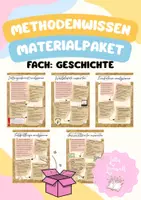 Vorschau - Merkblätter - Materialpaket Methodenwissen im Fach Geschichte - Deckblatt