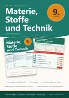 Vorschau - Arbeitsblätter - NT 9 Materie, Stoffe und Technik + Erarbeitungstexte - Deckblatt