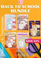 Vorschau - Unterrichtsreihen - Back to School BUNDLE Wissensquiz & Leseverständnis B1B2 - Deckblatt