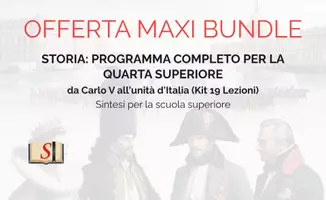 anteprima - Presentazioni / Lavagne - Maxi Bundle: Storia per la quarta superiore - Pagina di copertina