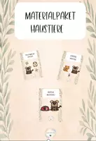 Vorschau - Arbeitsblätter - Materialpaket-Haustiere - Deckblatt