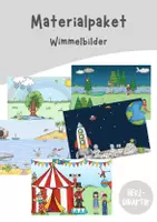 Vorschau - Poster - Materialpaket - Wimmelbilder - Deckblatt