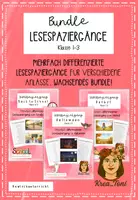 Vorschau - Arbeitsblätter - Lesespaziergang Bundle (wachsend, Deutsch Klasse 1, 2, 3) - Deckblatt