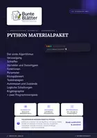 Vorschau - Stundenentwürfe - Materialpaket Programmieren mit Python Klasse 9/10 - Deckblatt