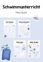 Vorschau - Spiele - Materialpaket - Schwimmunterricht - Deckblatt