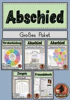 Vorschau - Arbeitsblätter - Materialpaket, Abschied, Abschluss - Deckblatt