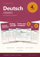 Vorschau - Arbeitsblätter - Deutsch 4 Grundschule - Komplettpaket (alle Lernbereiche) - Deckblatt
