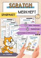 Vorschau - Unterrichtsreihen - XXL-Sparpaket | Scratch | Basiswissen | Spielanleitungen | Expertenaufgaben - Deckblatt