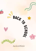 Προεπισκόπηση - Φύλλα εργασίας - Back to school - Teacher's Little Tales - Εξώφυλλο