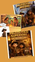 anteprima - Esercizi - IL GRANDE VIAGGIO NEL PALEOLITICO: Pacchetto Completo (Inferiore, Medio, Superiore) + Video Narrativi - Pagina di copertina