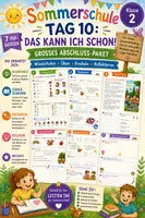 Vorschau - Arbeitsblätter - Sommerschule – Tag 10: Das kann ich schon! | Klasse 2 - Deckblatt