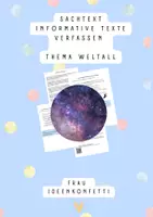 Vorschau - Arbeitsblätter - Materialpaket Informative Texte schreiben - Thema Weltall - Deckblatt