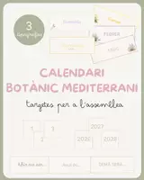 Vista previa - Unidades / Secuencias / Situaciones de Aprendizaje - Calendari botànic mediterrani per assemblea - Portada