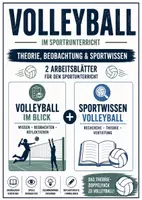 Vorschau - Arbeitsblätter - Volleyball im Sportunterricht | Theorie, Beobachtung & Sportwissen - Deckblatt
