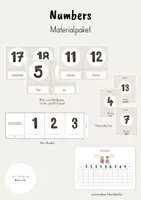 Vorschau - Arbeitsblätter - Numbers (Zahlen): Materialpaket - Deckblatt