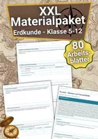 Vorschau - Arbeitsblätter - XXL Materialpaket - Erdkunde Arbeitsblätter Klasse 5 bis 12 - Deckblatt