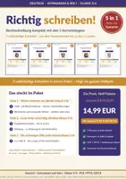 Vorschau - Stundenentwürfe - Rechtschreibung Klasse 5/6 – Paket, 5 Einheiten - Deckblatt