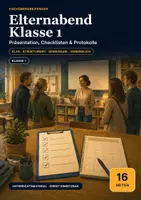 Vorschau - Arbeitsblätter - Klassenleitung Grundschule – Eltern, Verwaltung & Zeugnisse Klasse 1–4 | das Organisations-Set - Deckblatt