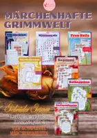 anteprima - Esercizi - Raccolta di materiali MONDO DELLE FIABE 4 Unterrichtseinheiten Wissensquiz Leseverständnis Kreuzworträtsel - Pagina di copertina