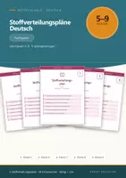 Vorschau - Lehrpläne/Lehrermaterial - Stoffverteilungspläne Deutsch MS 5-9 - Deckblatt