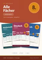 Vorschau - Arbeitsblätter - Realschule Klasse 8 - Komplettpaket alle Fächer + Diagnosetests - Deckblatt