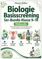 Vorschau - Arbeitsblätter - Biologie Basisscreening 5er-Bundle Klasse 9–10 - Deckblatt
